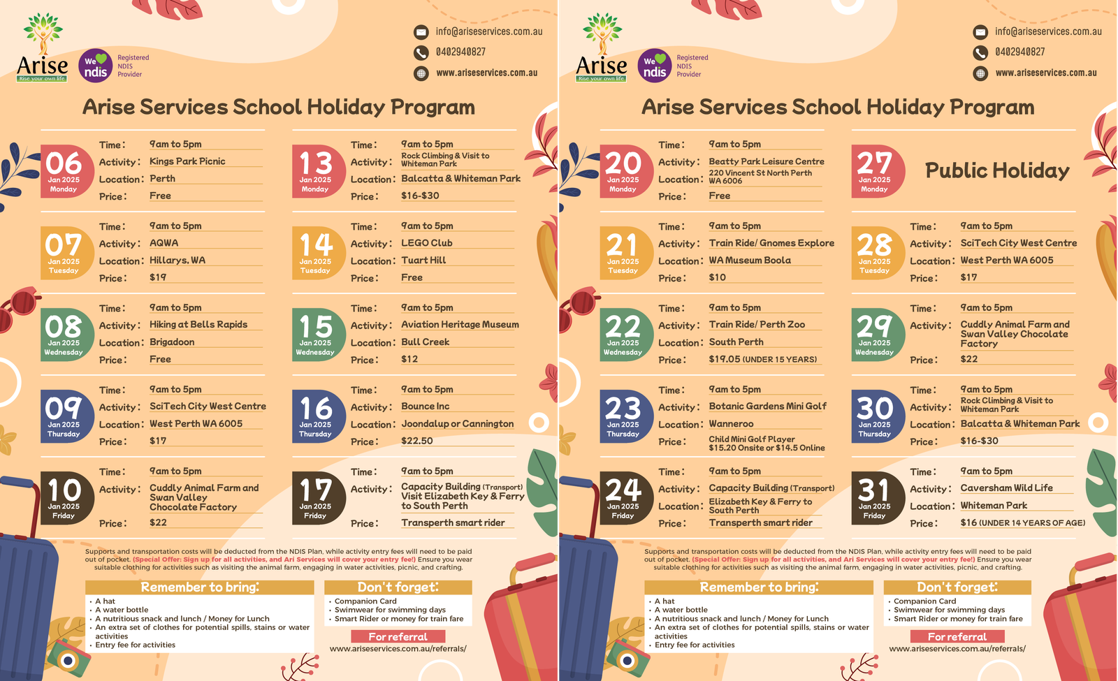 School Holiday Program