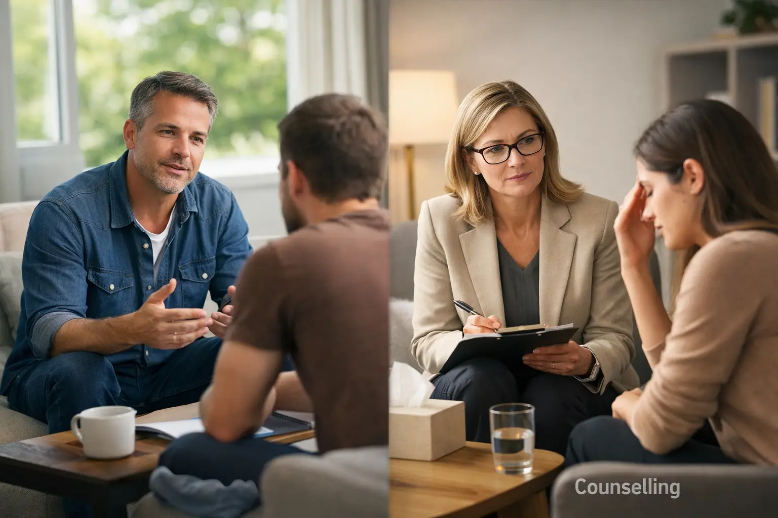 Recovery Coaching vs Counselling Compared